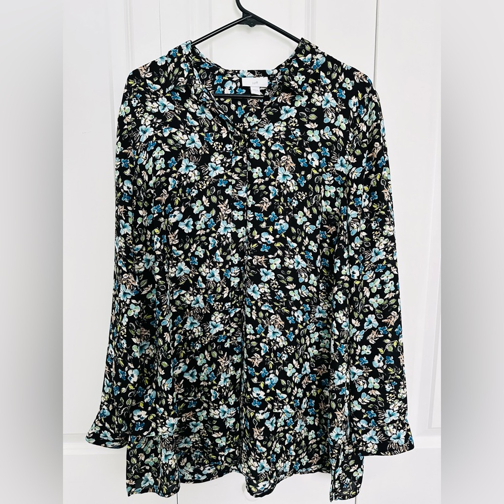 J. Jill layered button down shirt